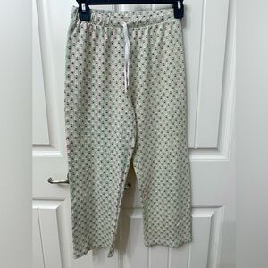 Lila & Hayes Kids Pajama Bottoms Green with Christmas Trees sz 9 Soft Knit